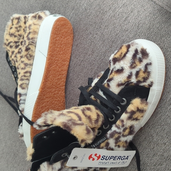 🆕🌿SUPERGA LEOPARD HIGH TOPS🌿 - Picture 2 of 9